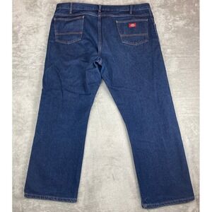 Dickies Jeans Men's Blue Denim Workwear Straight Leg Pants Size 42x30